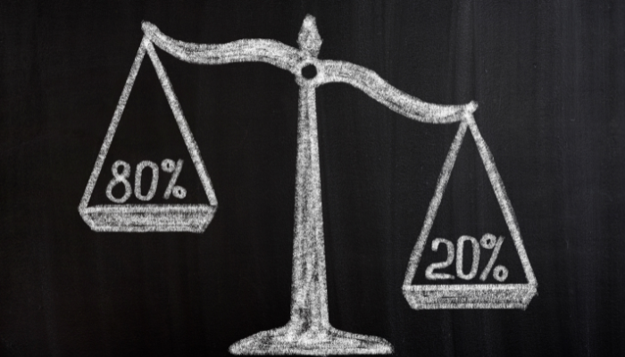 Método del 80/20 (Regla de Pareto): ahorro automático y simple.