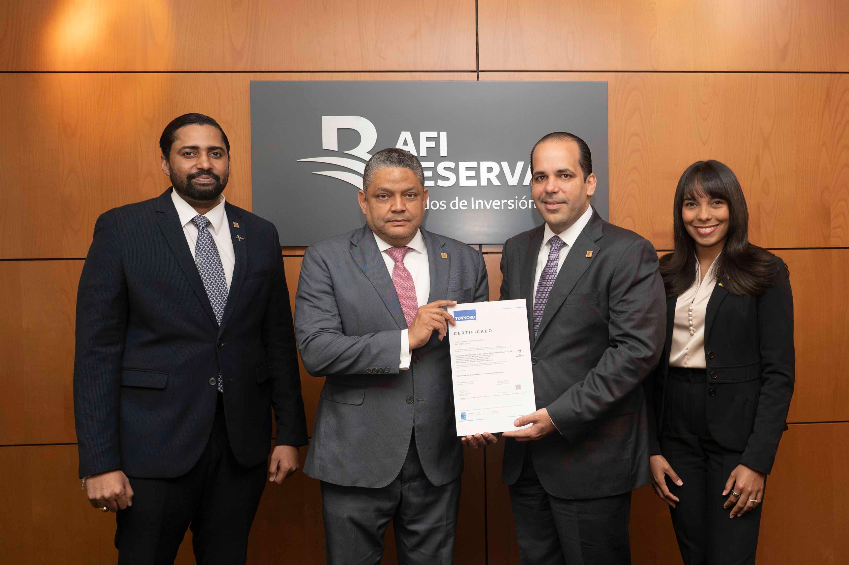 AFI Reservas consolida su liderazgo en gestion antisoborno con la certificacion ISO 37001